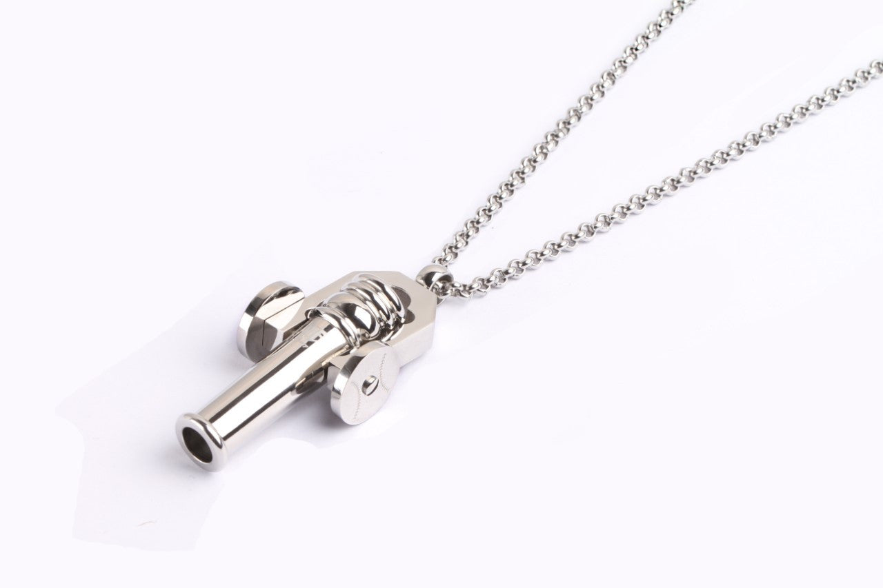 Stainless Cannon Pendant and Chain (FREE SHIPPING) – HOF JEWELRY