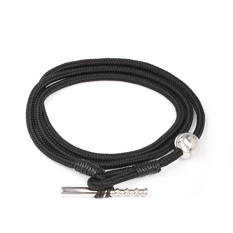 Stainless Bat & Ball Rope Cording