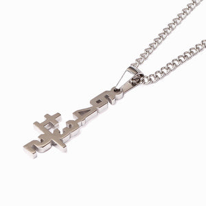 Stainless Double Play Formula Pendant and Chain (FREE SHIPPING)